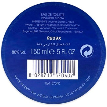 Acqua Di Parma Blu Mediterraneo Cipresso Di Toscana Unisex Eau De Toilette 150ml