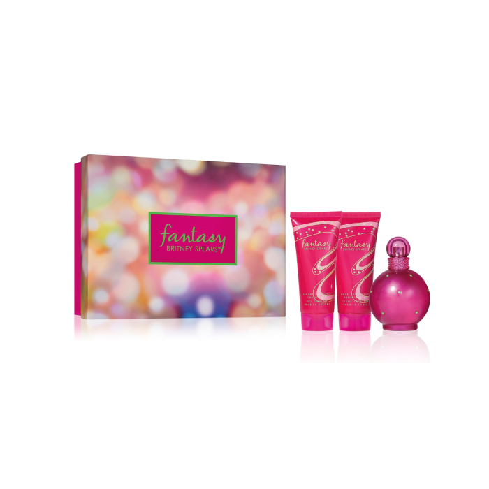 Britney Spears Fantasy Woman Set Eau De Parfum 100ml & Body Souffle 100ml & Sg 100ml