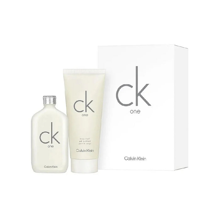 Calvin Klein Ck One Unisex Set Eau De Toilette 100ml & Body Wash 100ml