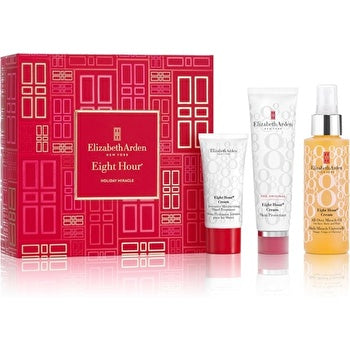 Elizabeth Arden Eight Hour Set Skin Protectant 50ml & All Over Miracle Oil 100ml & Moisturizing Hand Treatment 30ml