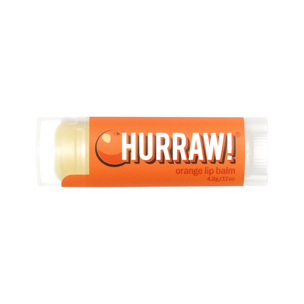 Hurraw! Organic Lip Balm Orange 4.8g