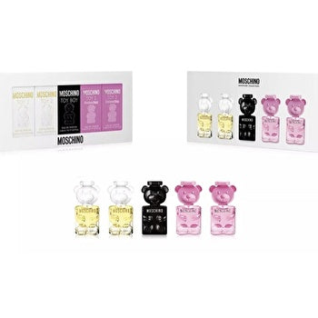 Moschino Unisex Mini Set 5x 5ml (toy 2 Eau De Parfum & Toy 2 Eau De Parfum & Toy Boy Eau De Parfum & Bubble Gum Eau De Toilette & Bubble Gum Eau De Toilette)