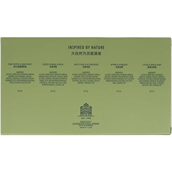 No. 4711 Acqua Colonia Unisex Mini Set 5x 8ml Eau De Tologne (pink Pepper & Blood Orange & White Peach & Myrrh & Lychee)