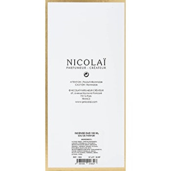 Nicolai Parfumeur Createur Incense Oud Unisex Eau De Parfum 100ml
