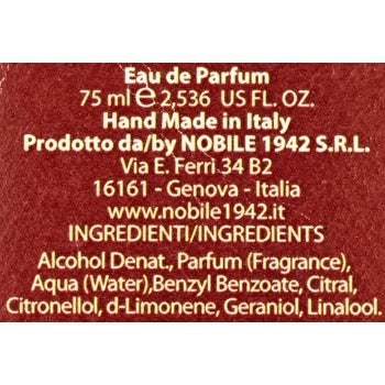 Nobile 1942 Rudis Extrait Man Eau De Parfum 75ml