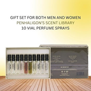 Penhaligon's Scent Library Unisex Eau De Parfum 6x 2ml & Eau De Toilette 3x 2ml & Eau De Tologne 1x 2ml Vials Set