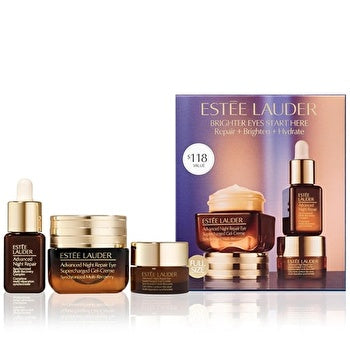 E.lauder Brighter Eyes Start Here Set Advanced Night Repair Eye Gel-cream 15ml/advanced Night Repair Eye Gel-cream 5ml/advanced Night Repair Complex 7ml 27ml