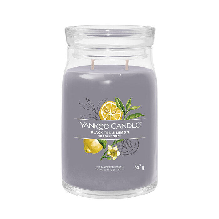 Yankee Candle Black Tea & Lemon Signature Candle (black Tea And Lemon) 567.0g