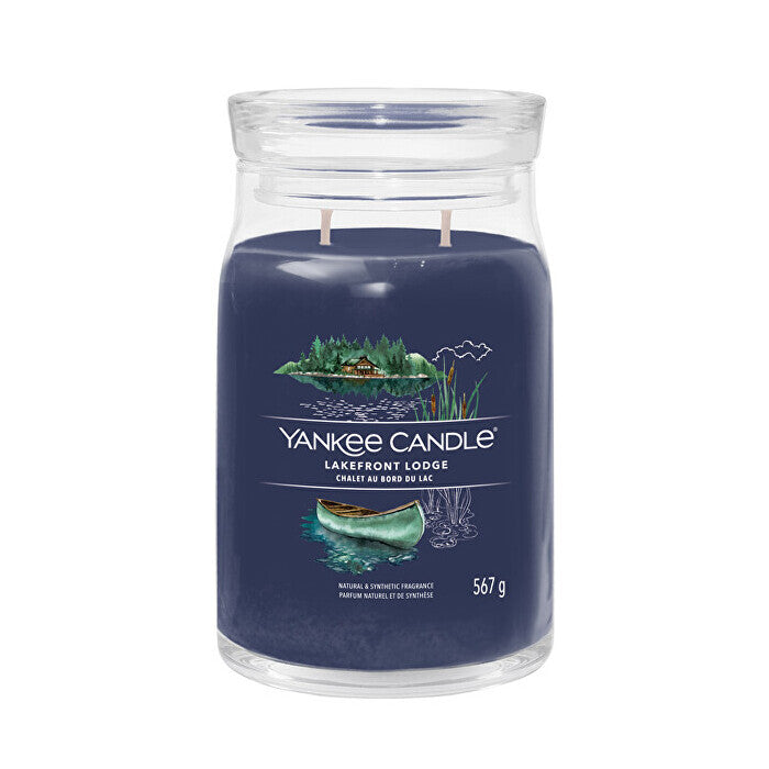 Yankee Candle Lakefront Lodge Signature Candle ( Cottage By The Lake ) 567.0g