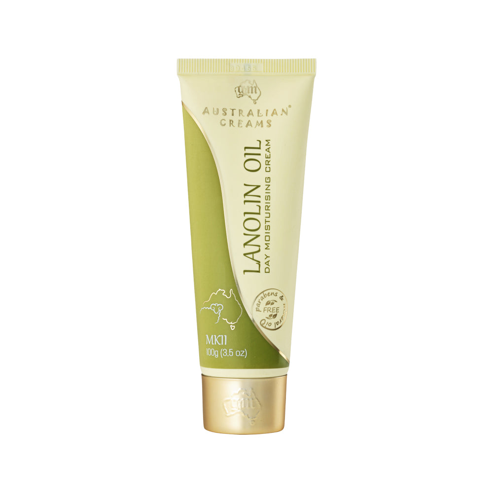 Australian Creams MkII Lanolin Oil Day Moisturising Cream with Vitamin E 100g