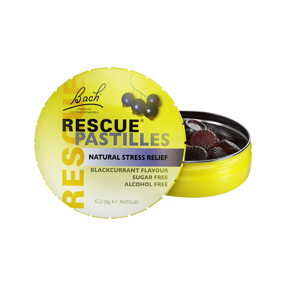 Bach Flower Remedies Rescue Pastilles Blackcurrant 50g