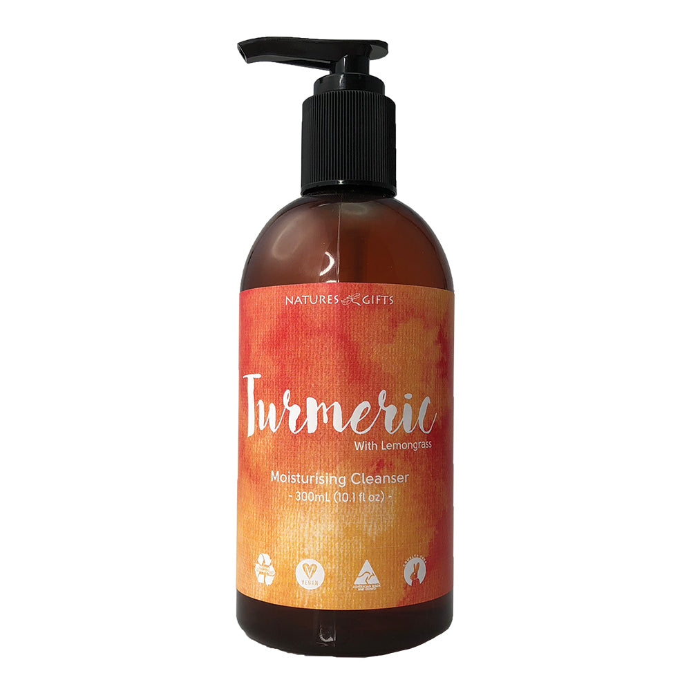 Clover Fields Natures Gifts Essentials Turmeric with Lemongrass Moisturising Cleanser 300ml