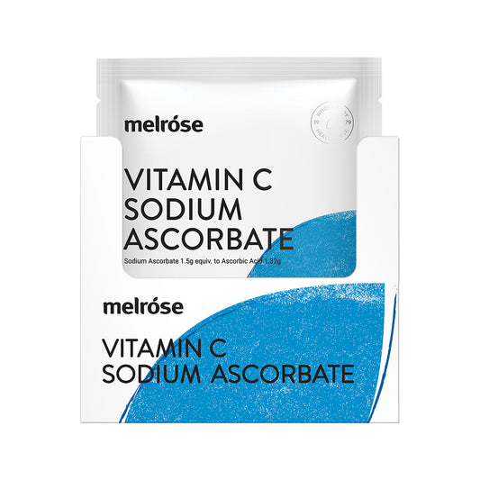 Melrose Vitamin C Sodium Ascorbate Oral Powder Sachet 125g x 8 Display