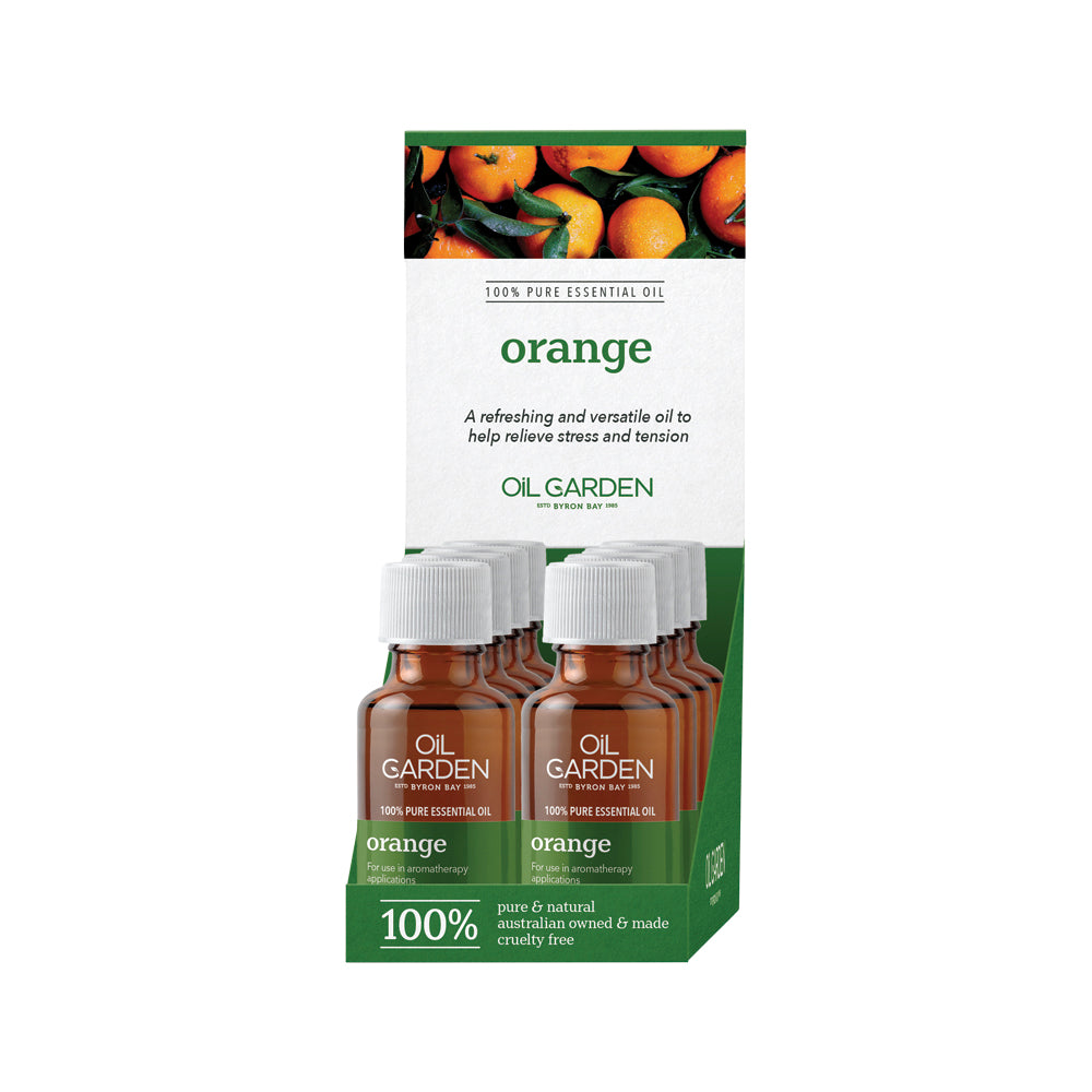 Oil Garden Essential Oil Orange 25ml x 8 Display