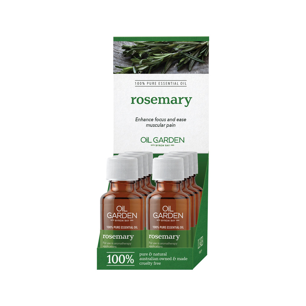 Oil Garden Essential Oil Rosemary 25ml x 8 Display