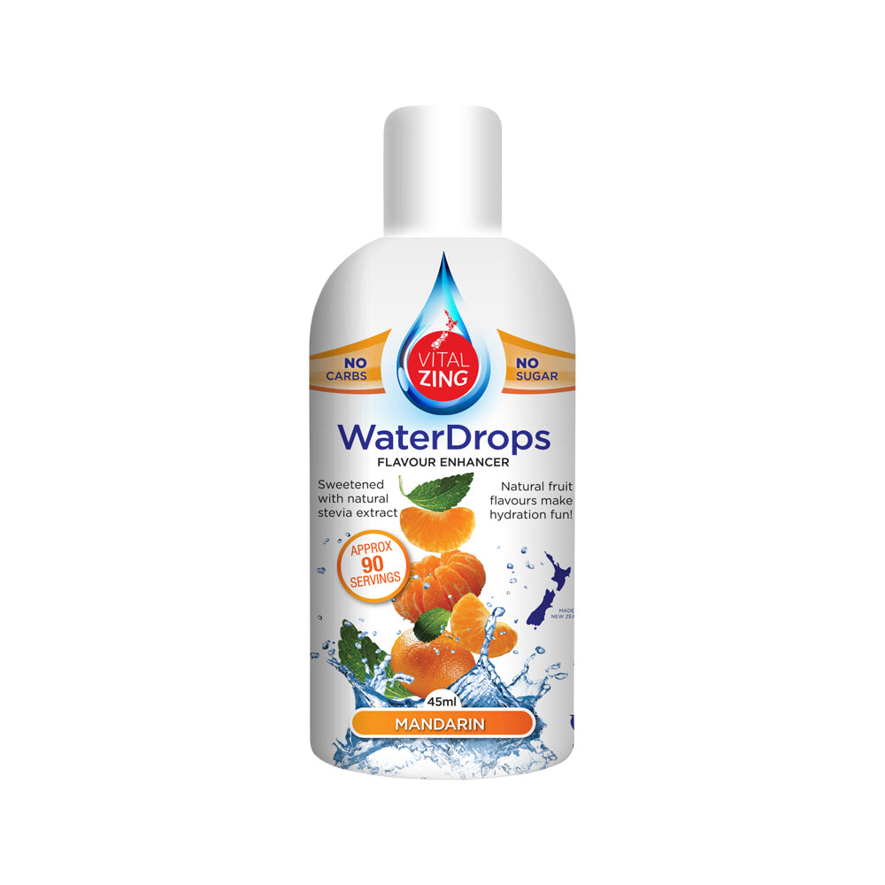Vital Zing Water Drops (Flavour Enhancer with Stevia) Mandarin 45ml