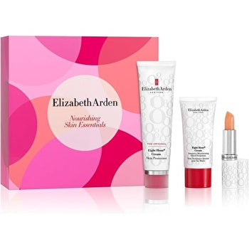E.arden Eight Hour Nourishing Skin Essentials Giftset Skin Protector 50ml/lipstick 3.7g/hand Cream 30ml 83.7ml