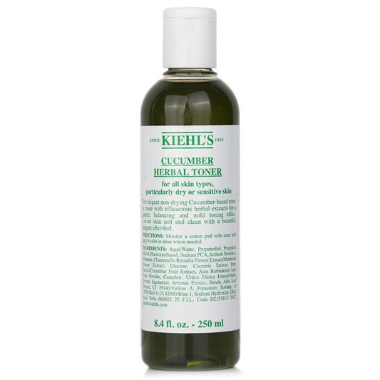 Kiehl's Cucumber Herbal Alcohol Free Toner For All Skin Types 250ml