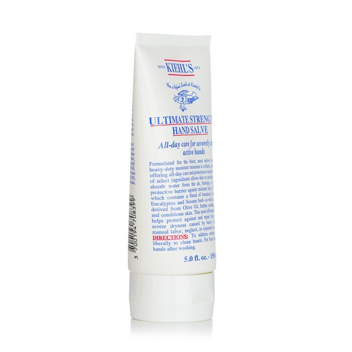 Kiehl's Ultimate Strength Hand Salve All-day Car For Severely Dry Active Hands 150ml