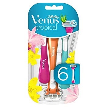 Gillette Venus Tropical ( 6 Pcs ) - Disposable Razors