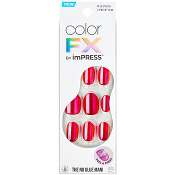 Kiss My Face Impress Color Fx Floating Nails - Press-on Nails ( 30 Pcs )