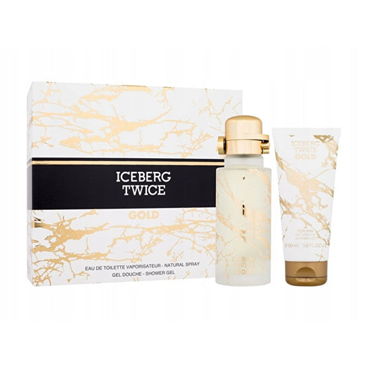 Iceberg Twice Gold Gift Set Eau De Toilette 125ml And Shower Gel 100ml 125ml