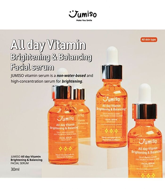 Jumiso All Day Vitamin Brightening & Balancing Facial Serum 30ml