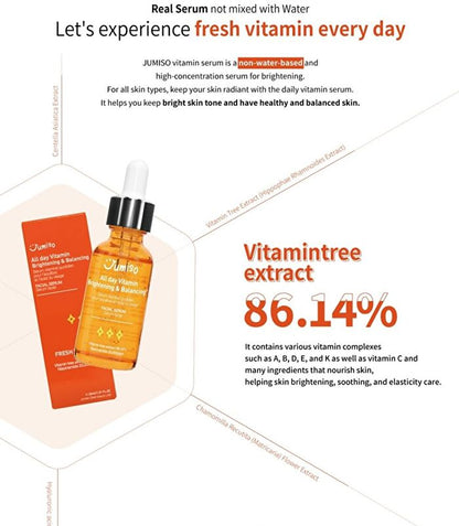 Jumiso All Day Vitamin Brightening & Balancing Facial Serum 30ml
