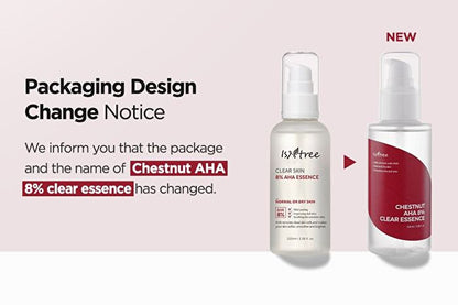 Isntree Chestnut Aha 8% Clear Essence 100ml