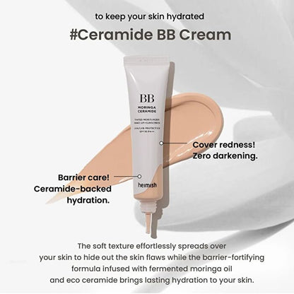 Heimish Moringa Ceramide Bb Cream Spf 30 Pa++ #28 Tan 30ml