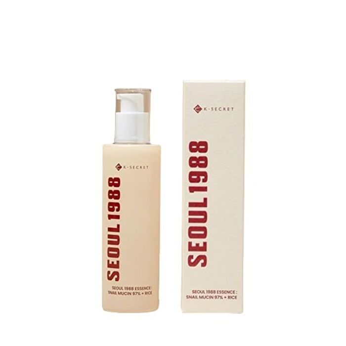 K-Secret Seoul 1988 Essence Snail Mucin 97% & Rice - Pleťová Esence Se šnečím Mucinem A Rýží 100ml