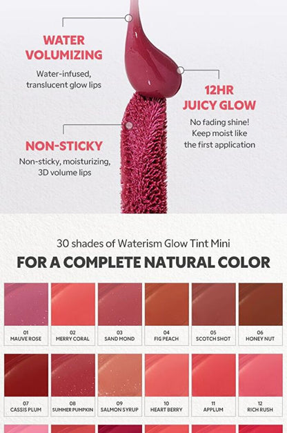 TIRTIR Mini Waterism Glow Tint - # 07 Classis Plum 1.8g