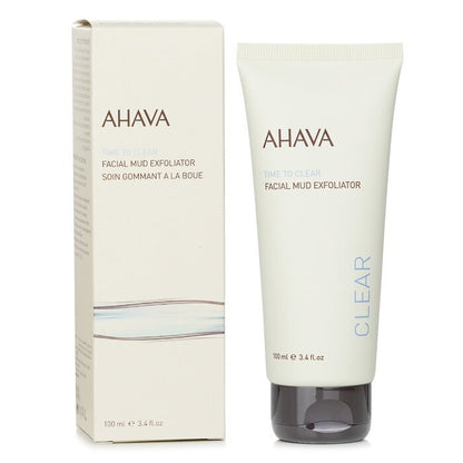 Ahava Time To Clear Facial Mud Exfoliator 100ml/3.4oz