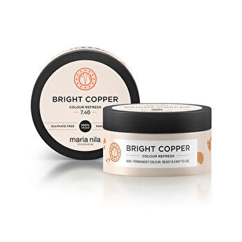 Maria Nila Bright Copper Colour Refresh Mask - Gentle Nourishing Mask Without Permanent Color Pigments 100ml