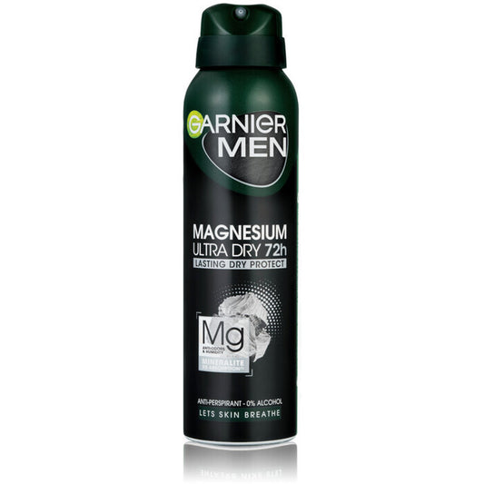 Garnier Men Magnesium Ultra Dry Deospray - Antiperspirant For Men With Magnesium 150ml