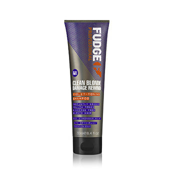 Fudge Clean Blonde Damage Rewind Violet Toning Shampoo - Purple Toning Shampoo For Blonde And Highlighted Hair 1000ml