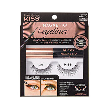 Kiss My Face Magnetic Eyeliner & Lash Kit - Magnetic False Eyelashes With Eyeliner