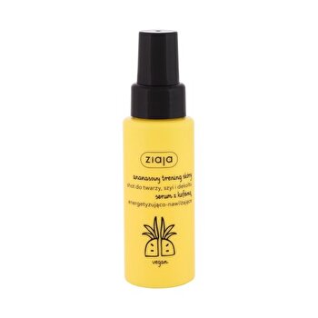 Ziaja Pineapple Caffeine Serum - Energizing And Moisturizing Skin Serum 50ml
