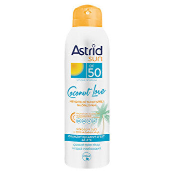 Astrid Coconut Love Spray Of 50 - Invisible Dry Sun Spray 150ml