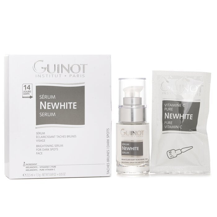 Guinot Newhite Vitamin C Brightening Serum (Brightening Serum 23.5ml/0.8oz + Pure Vitamin C 1.5g/0.05oz) 2pcs