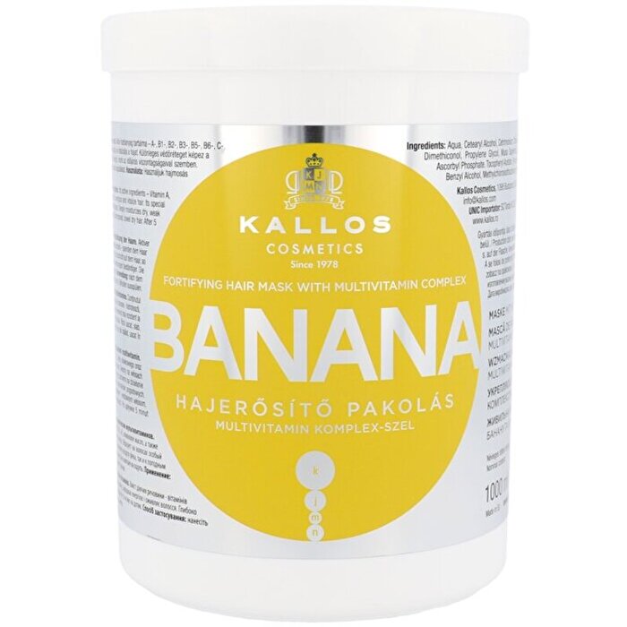 Kallos Banana Fortifying Hair Mask 500ml