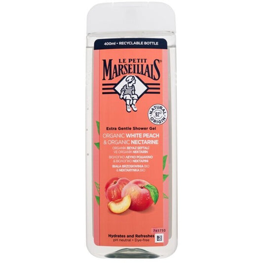 Le Petit Marseillais Extra Gentle Shower Gel Organic White Peach & Organic Nectarine 250ml