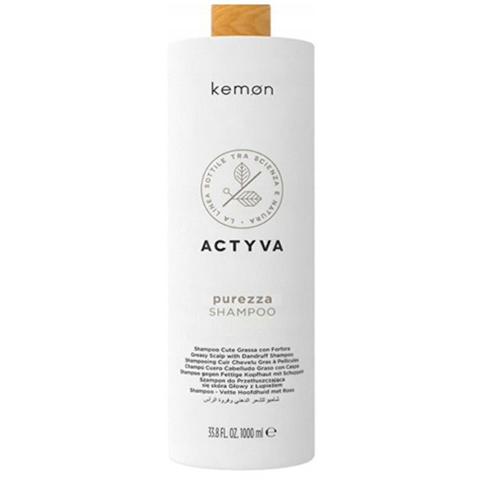 Kemon Actyva Purezza Shampoo (normal To Oily Hair) 1000ml