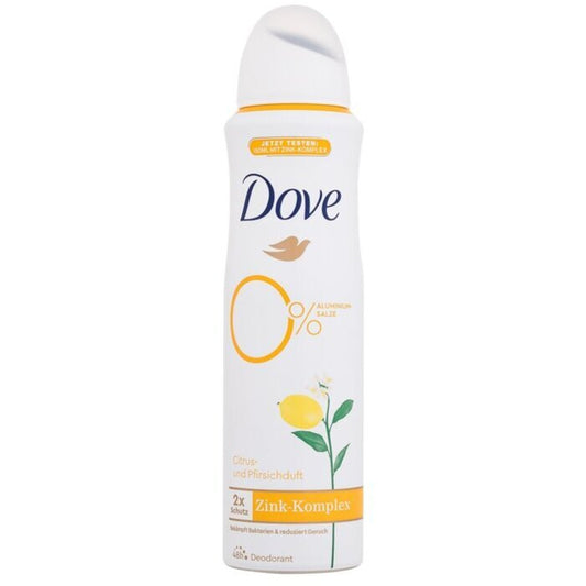Dove 0% Alu Citrus & Peach 48h Deodorant 150ml