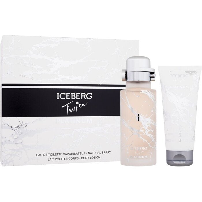 Iceberg Twice Platinum Gift Set Eau De Toilette 125ml And Body Lotion 100ml 125ml