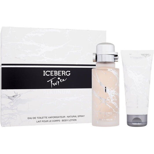 Iceberg Twice Platinum Gift Set Eau De Toilette 125ml And Body Lotion 100ml 125ml