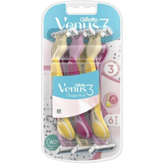 Gillette Venus 3 Dragonfruit 6 Pcs
