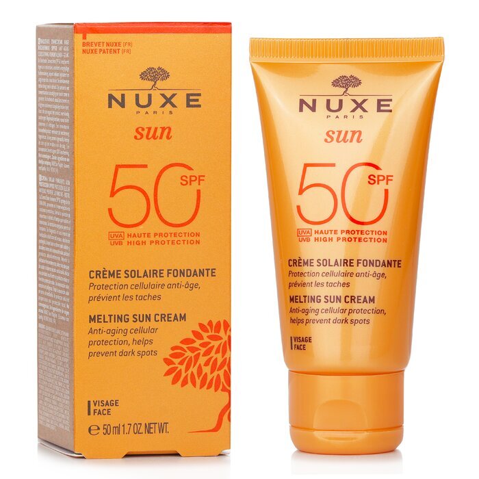 Nuxe Sun Melting Sun Cream Spf50 Face 50ml