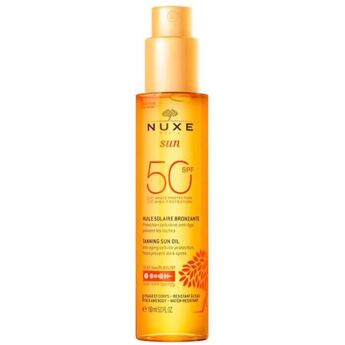 Nuxe Sun Tanning Sun Oil High Protection Spf 50 150ml