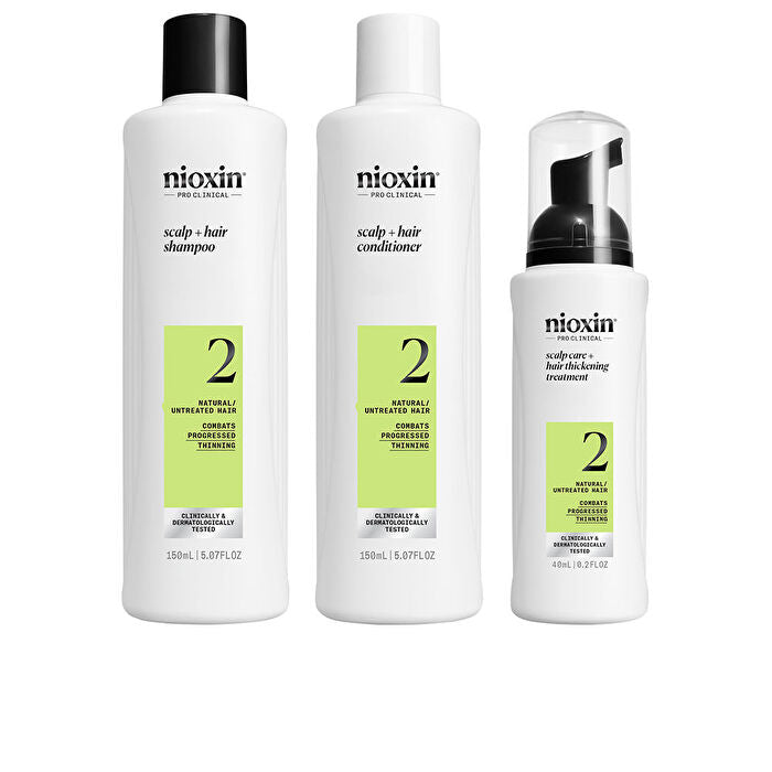 Nioxin System 2 Set - Fine Noticeably Thinning Natural Hair